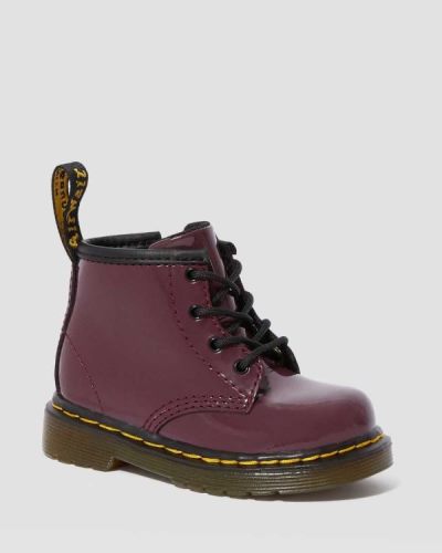 Botines Dr Martens Infant 1460 Patent Cuero Para Niños DR7375J